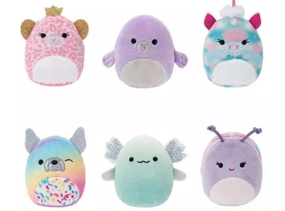 Squishmallows Squishville! Ensemble de mini peluches Birthday Bash de 2 pouces