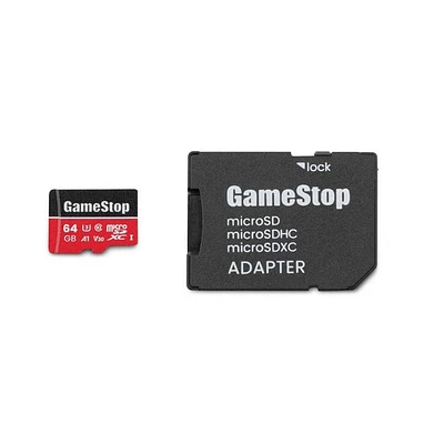 GameStop 64GB U3 Micro SD Card avec Adapter 
