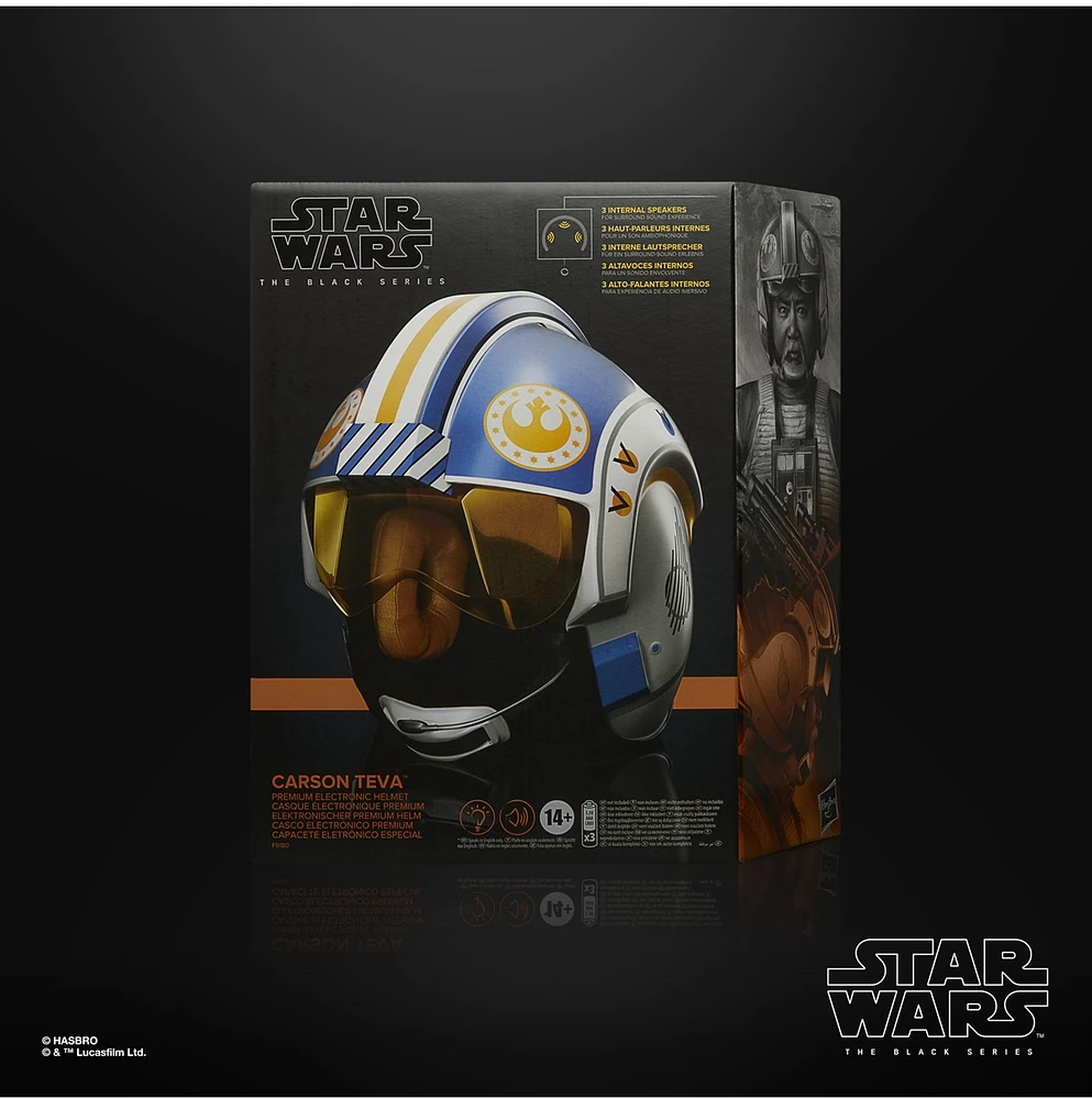 Star Wars The Black Series: Carson Teva Premium Electronic Helmet 