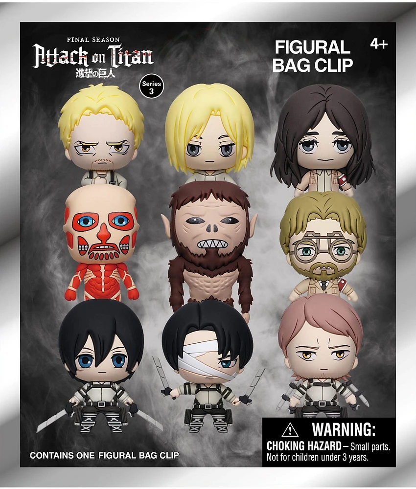 Attack on Titan Series 3 3D Foam bag Clip Blind Bags – One Variation Chosen at Random