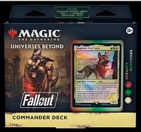 Magic the Gathering Universes Beyond: Fallout - Commander Deck – One Variation Chosen at Random