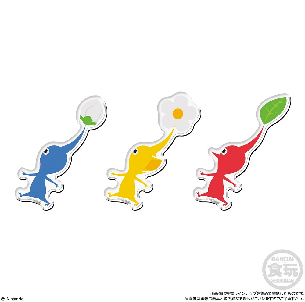 Bandai Shokugan Pikmin Character Magnets - One Variation Chosen At Random  