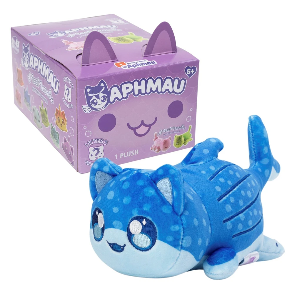 Aphmau 6” MeeMeow Mystery Plush - Series 5 – Under the Sea – One Variation Chosen at Random
