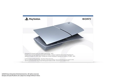 Façades pour console PlayStation 5 (groupe de modèles – mince) –  Argent sterling 