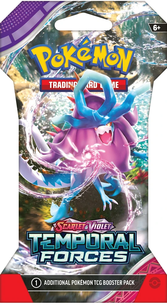 Pokémon Trading Card Game: Scarlet & Violet - Temporal Forces Sleeved Booster – Une variation choisie au hasard