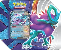 Pokémon Trading Card Game: Paradox Clash Tin Iron Leaves EX or Walking Wake EX (French) – One Variation Chosen at Random