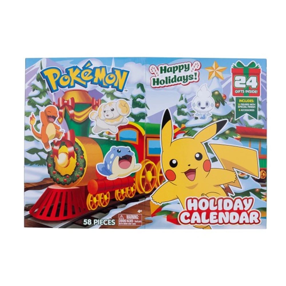 Pokémon 2" Figure Advent 2024 Countdown Calendar