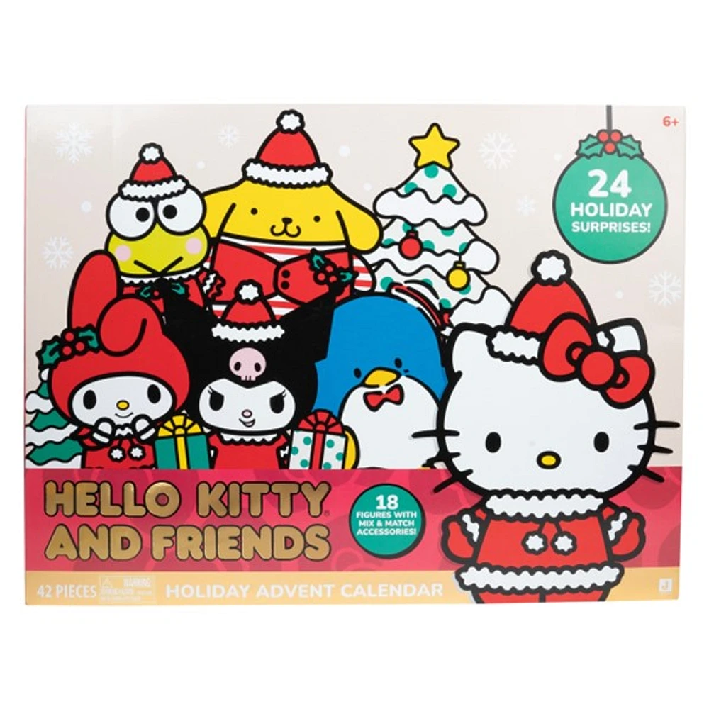 Hello Kitty & Friends 3" Figure Holiday 2024 Countdown Calendar