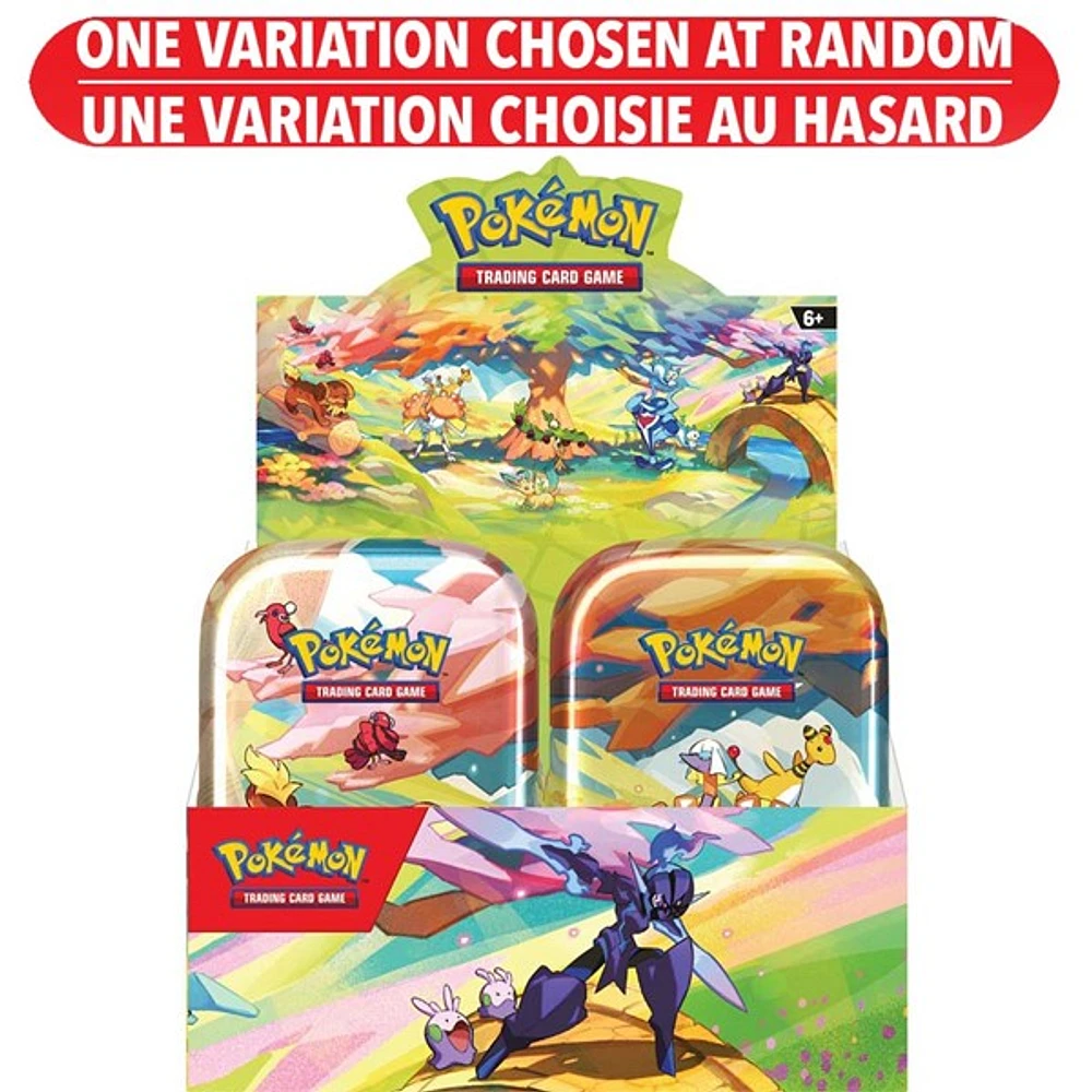 Pokémon Trading Card Game: Vibrant Paldea Mini Tin (French) – One Variation Chosen at Random