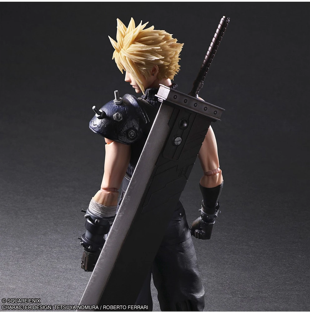 Final Fantasy VII Rebirth Play Arts Kai Cloud Strife Action Figure 