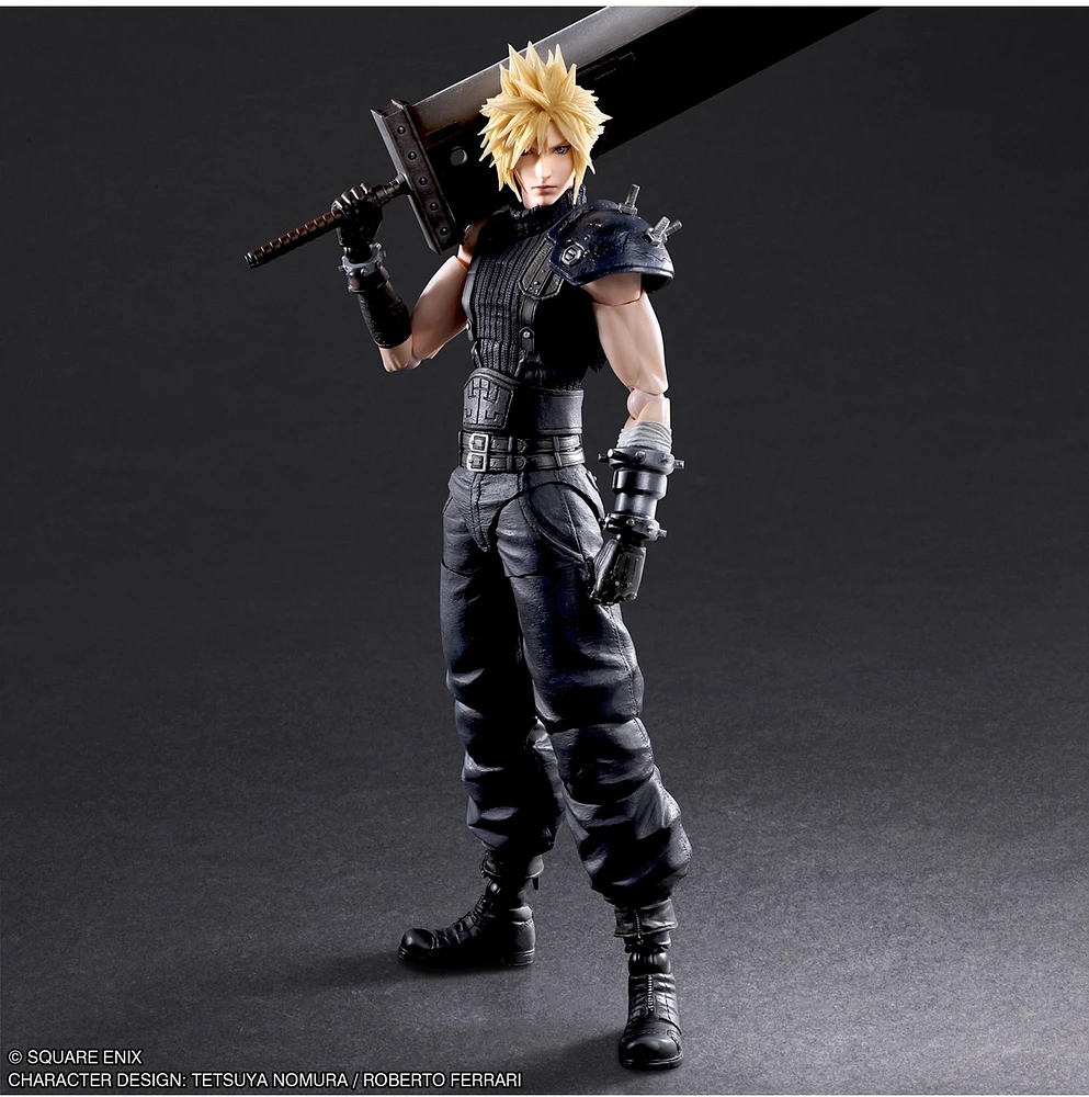 Final Fantasy VII Rebirth Play Arts Kai Cloud Strife Action Figure 