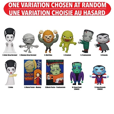 Universal Monsters Monogram 3D Bag Clip – Une variation choisie au hasard