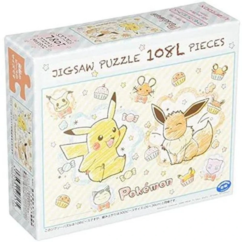 Pokémon PK108-L03 108 Piece Crayon Art Ensky Puzzle