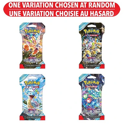 Pokémon Trading Card Game Scarlet & Violet Stellar Crown Booster (French) – One Variation Chosen at Random