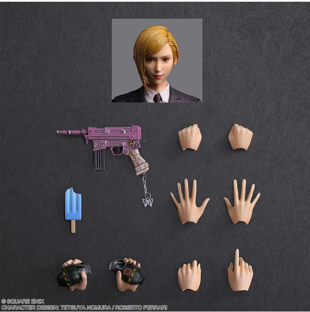FF VII Rebirth Play Arts Kai Elena Action Figure 