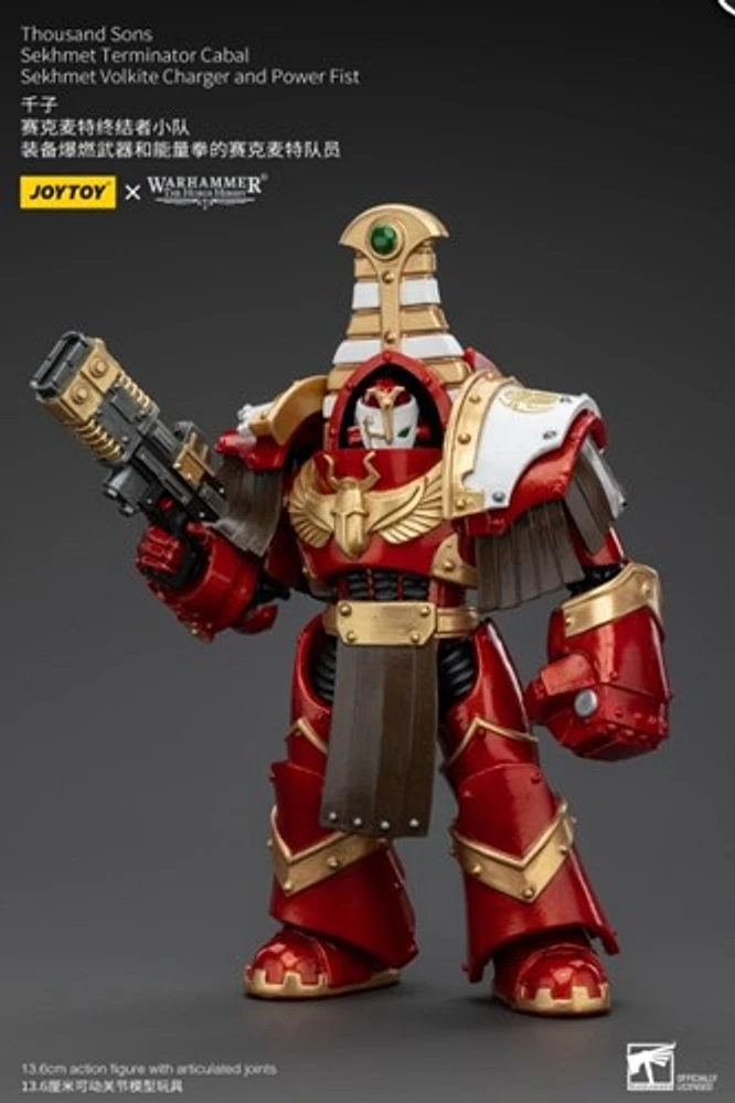 Warhammer Thousand Sons Sekhmet Terminator Cabal sekhmet Volkite Charger and Power Fist