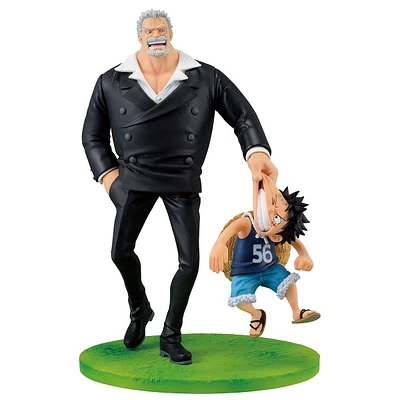 One Piece - Monkey D. Luffy & Monkey D. Garp Revible Moment ICHIBANSHO Figure (Road to Dawn Ver.) 