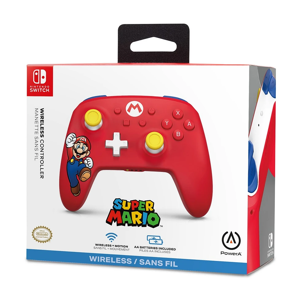 PowerA Wireless Controller for Nintendo Switch - Mario Joy 