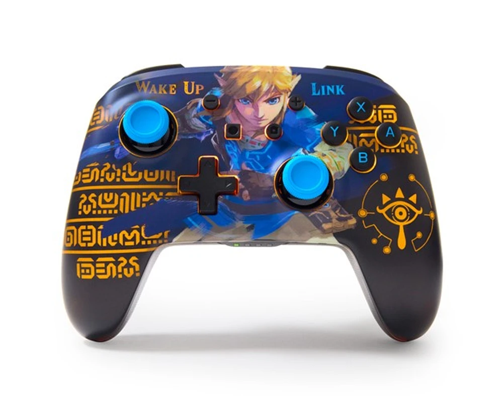 PowerA Enhanced Wireless Controller for Nintendo Switch with Lumectra - Wake Up Link