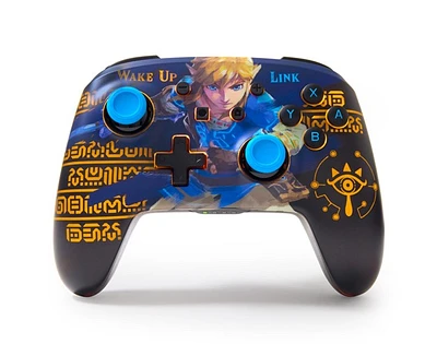 PowerA Enhanced Wireless Controller for Nintendo Switch with Lumectra - Wake Up Link 