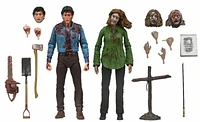 Evil Dead - 7 Inch Scale Action Figure - Ultimate Bloody Ash & Cheryl Williams 2 Pack 