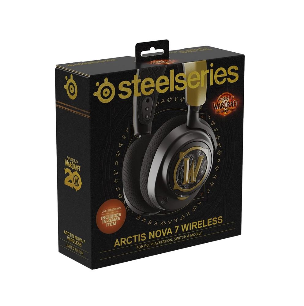 SteelSeries Arctis Nova 7 Wireless Headset - World of Warcraft Edition 
