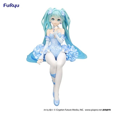 Hatsune Miku - Noodle Stopper Figure -Flower Fairy Nemophila Pail Blue Color 