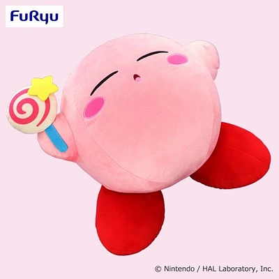 Kirby - Grosse peluche pleine et endormie 