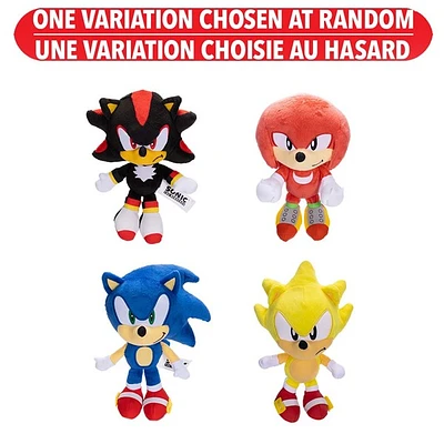 Sonic the Hedgehog 9" Plush Wave 12 Assorted – One Variation Chosen at Random