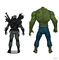 DC Multiverse The Grim Knight vs Killer Croc (Dark Multiverse) 7-Inch Figure and Mega Figure 