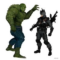 DC Multiverse The Grim Knight vs Killer Croc (Dark Multiverse) 7-Inch Figure and Mega Figure 