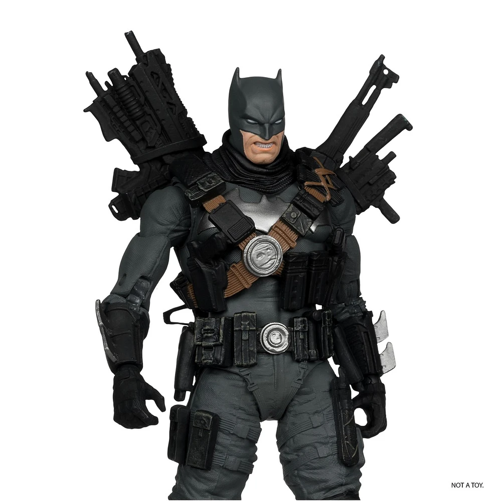 DC Multiverse The Grim Knight vs Killer Croc (Dark Multiverse) 7-Inch Figure and Mega Figure 
