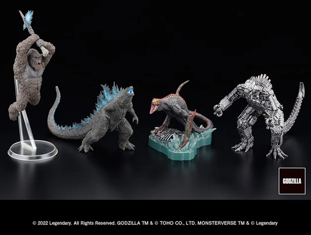 Hyper Modeling Series Godzilla VS Kong (2021) 4pc Set 