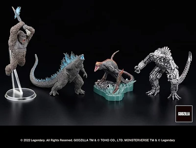 Hyper Modeling Series Godzilla VS Kong (2021) 4pc Set 