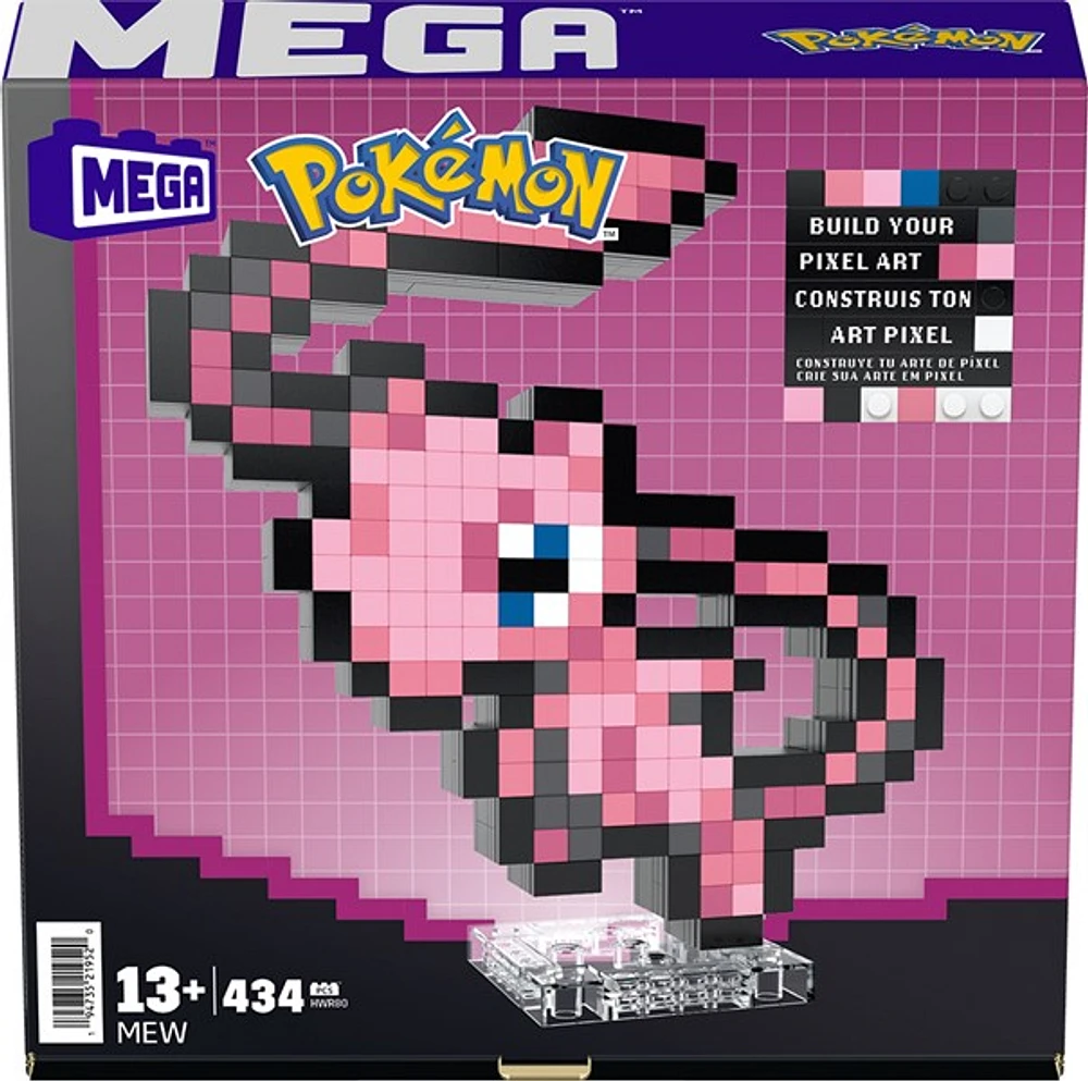 Mega Pokémon Pixel-Art: Mew Building Set