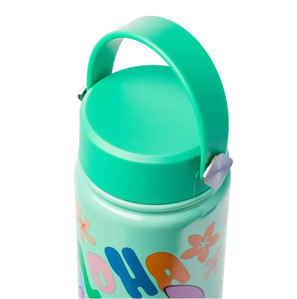 Bouteille d'eau en acier inoxydable Stitch Aloha 