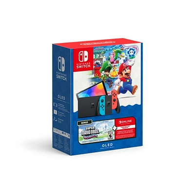 Nintendo Switch Oled Console Avec Super Mario Wonder 