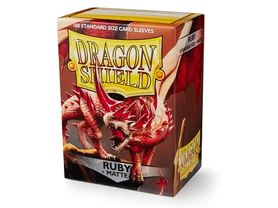 Dragon Shield - Standard Size Sleeves - Matte - Rubis (100) 