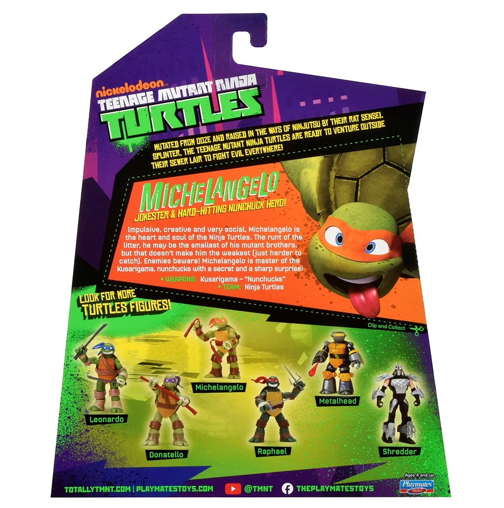 Teenage Mutant Ninja Turtles: Classic 2012 Michelangelo Basic Figure 