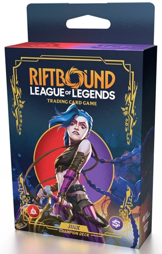 Riftbound League Of Legends Trading Card Game Origins Champion Deck Jinx