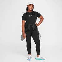 Nike One Big Kids' (Girls') Dri-FIT Short-Sleeve Training Top (Extended Size)