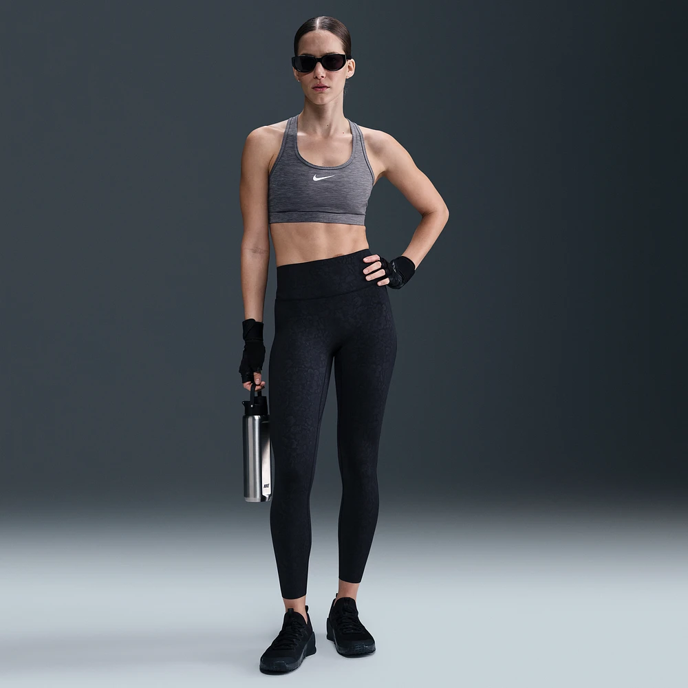 Nike Universa Women's High-Waisted 7/8 Floral Leggings with No Front Seam