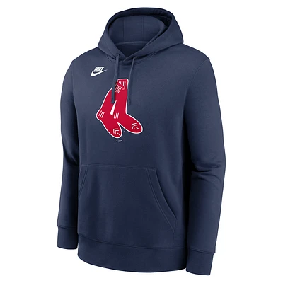 Boston Red Sox Cooperstown Logo Club Men's Nike MLB Pullover Hoodie
