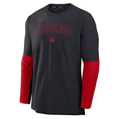 Cleveland Guardians Authentic Collection Player Men's Nike Dri-FIT MLB Pullover Sweatshirt