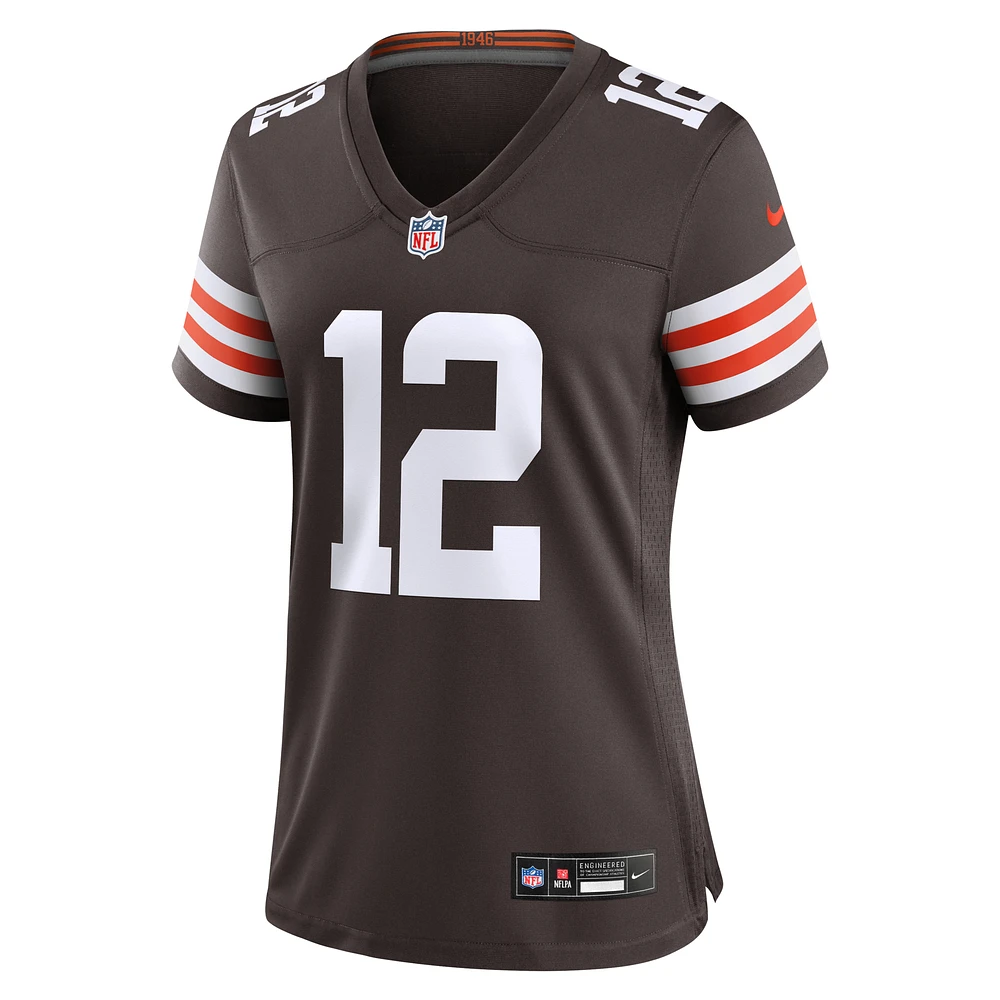 Shedeur Sanders Cleveland Browns 2025 NFL Draft Women’s Nike Game Jersey