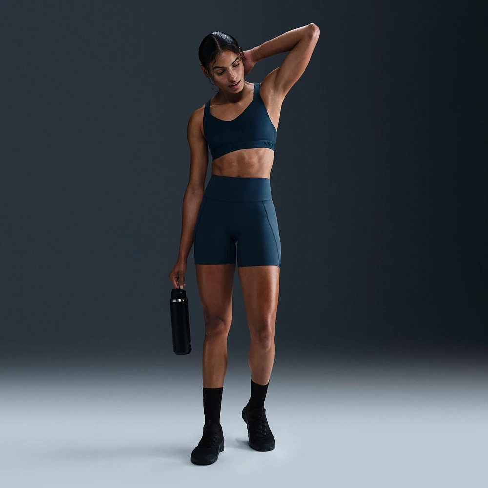 Nike Universa Women's High-Waisted 5" Biker Shorts with No Front Seam