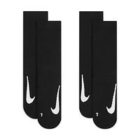 NikeCourt Multiplier Cushioned Tennis Crew Socks (2 Pairs)