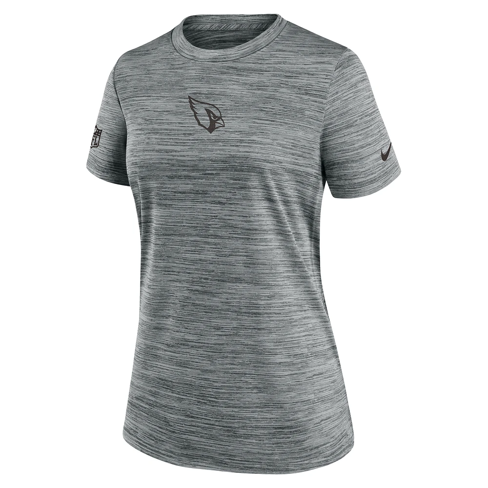 Arizona Cardinals Sideline Team Issue Velocity Women's Nike Dri-FIT NFL T-Shirt