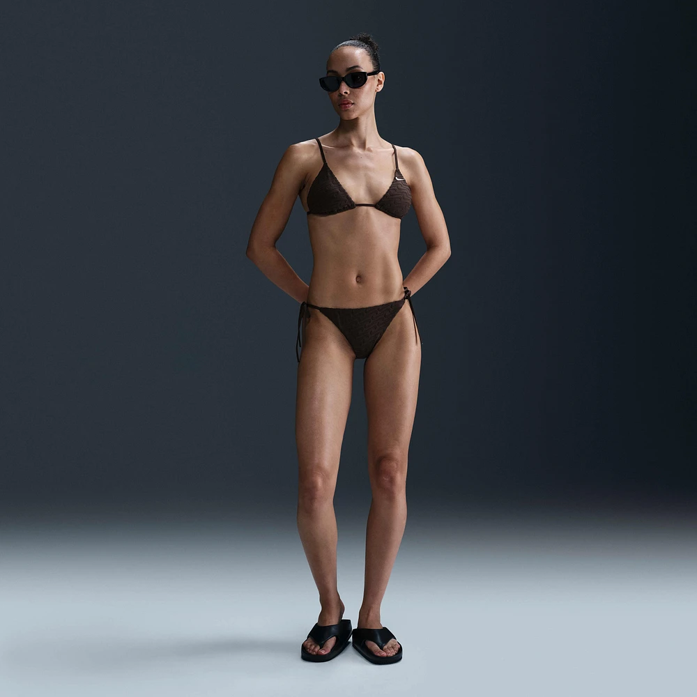 Nike Swim Swoosh Link Women's Terry Tie-String Bikini Bottom