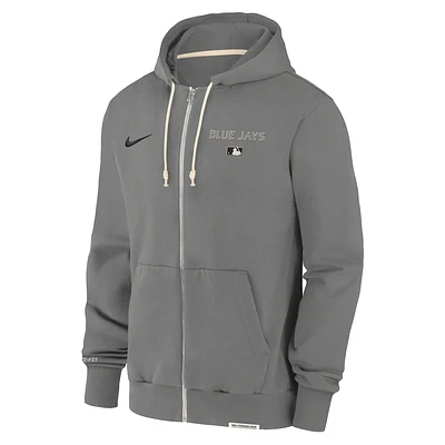 Toronto Blue Jays Authentic Collection Travel Men's Nike Dri-FIT MLB Full-Zip Hoodie